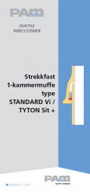 Strekkfast 1-kammer muffe type Standard Vi /Tyton Sit+