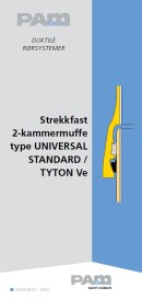 Strekkfast 2-kammermuffe type Universal Standard / Tyton Ve