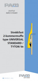 Strekkfast 2-kammermuffe type Universal Standard / Tyton Ve
